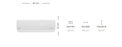 Arçelik 09325 A Ekolojik Inverter Klima 9.000 Btu/h Split Klima